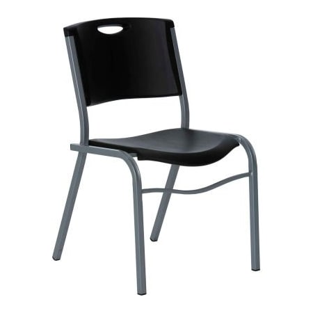 Lifetime Lifetime Stacking Chair, Black, Pack of 14 82830